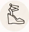 Icono cuña alta